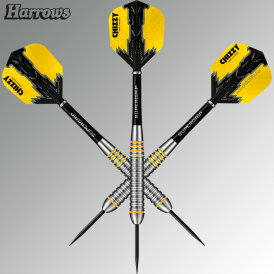 Harrows Steel Darts Dave Chisnall Chizzy Brass Tungsten Look Steeltip Dart Steeldart 24 g