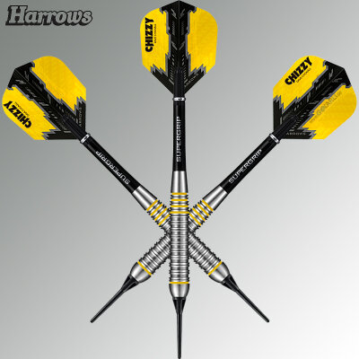 Harrows Soft Darts Dave Chisnall Chizzy Brass Tungsten Look Softtip Dart Softdart