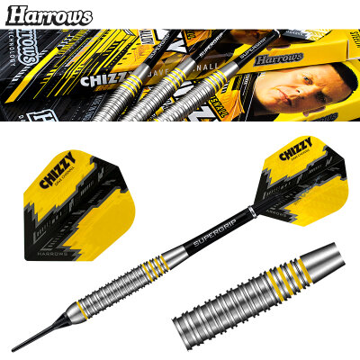 Harrows Soft Darts Dave Chisnall Chizzy Brass Tungsten Look Softtip Dart Softdart