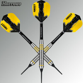Harrows Soft Darts Dave Chisnall Chizzy Brass Tungsten Look Softtip Dart Softdart 18 g