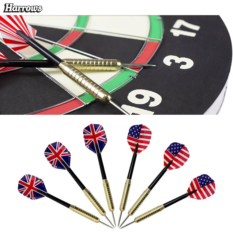 Harrows Chizzy Champion Family Dart Board Game 2 Sets of Darts 