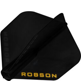 Robson Plus Dart Flight Standard schmal Nr.6 Schwarz
