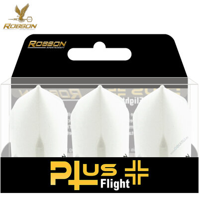 Robson Plus Dart Flight Standard schmal Nr.6 Wei�