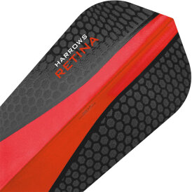 Harrows Retina Dart Flight speziell laminiert Rot 2190 Slim