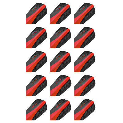 Harrows Retina Dart Flight speziell laminiert 5 Stück 3er Sätze Rot 2190 Slim