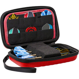 BULLS Dart Orbis Darttasche Dartcase Dart Wallet XL Extra Large Rot