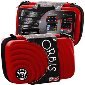 BULLS Dart Orbis Darttasche Dartcase Dart Wallet XL Extra Large Rot