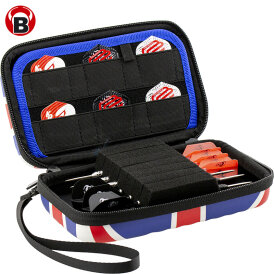 BULLS Dart Orbis Darttasche Dartcase Dart Wallet XL Extra Large Union Jack