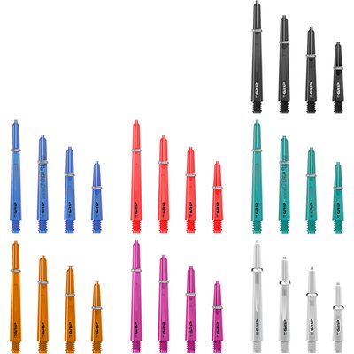 BULLS Dart B-Grip-2 CL Shaft Polycarbonat Shäfte 7 Farben & 4 Längen