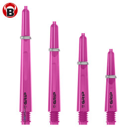 BULLS Dart B-Grip-2 CL Shaft Polycarbonat Shäfte Pink S Kurz