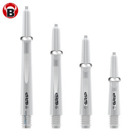 BULLS Dart B-Grip-2 CL Shaft Polycarbonat Shäfte Klar XS Extra Kurz