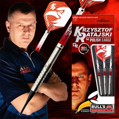 BULL´S Soft Darts Krzysztof Ratajski Generation 2 90% Tungsten Soft Dart Softdart Softtip 18 g