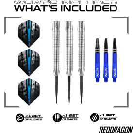 Red Dragon Steel Darts Razor Edge Original Steeltip Dart Steeldart 28 g