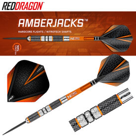 Red Dragon Steel Darts Amberjacks 2 Steeltip Dart Steeldart 21 g