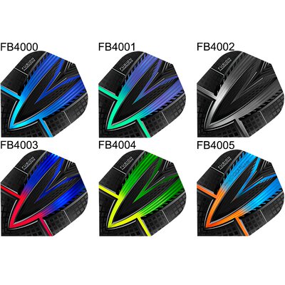 Harrows Fusion 5er Set Dart Flight Dartflight speziell laminiert in 6 verschiedenen Designs