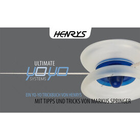 Henrys Lizard Yo-Yo mit AXYS-Systemachse Blau + Trickbuch