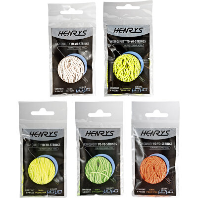 Henrys Yo-Yo Schnurset Ersatzschnur  in verschiedenen Materialien und Farben