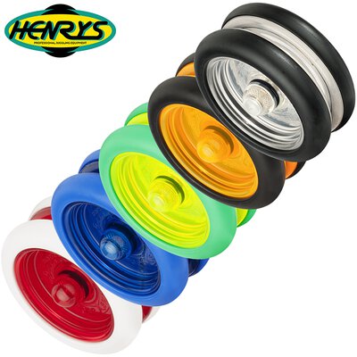 Henrys Tiger Snake Yo-Yo mit AXYS-Systemachse Yo-Yos in verschiedenen Farben