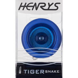 Henrys Tiger Snake Yo-Yo mit AXYS-Systemachse Yo-Yo Blau + Trickbuch
