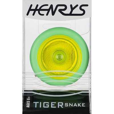 Henrys Tiger Snake Yo-Yo mit AXYS-Systemachse Yo-Yo Gelb + Trickbuch