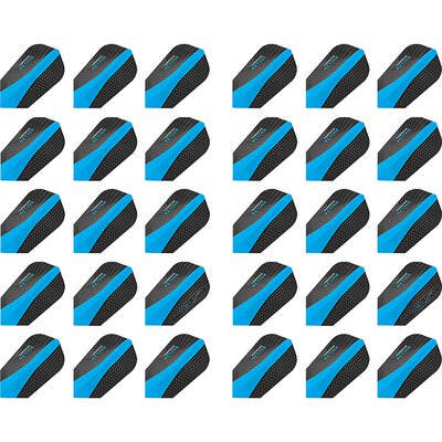 Harrows Retina Dart Flight speziell laminiert 10 Stück 3er Sätze Blau 5506 Slim