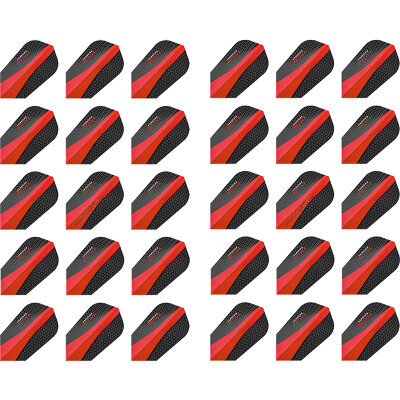 Harrows Retina Dart Flight speziell laminiert 10 Stück 3er Sätze Rot 2190 Slim