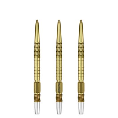 Target Steel Tip SWISS Point Dart Wechsel- Spitzen Schraubspitzen Gold Firepoint 26 mm