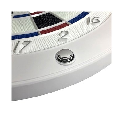 Gran Darts GranBoard 3s White Edition Bluetooth 5.0 Dartautomat Elektronik Dartboard Turnierausführung Weiß Blau