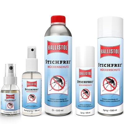 Ballistol Stichfrei® Mückenschutz Pump-Spray Nachfüll-Flasche Pump-Spray 500 ml