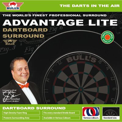 BULLS NL Dart Surround Lite Dartboard Surround / Dart Catchring Schwarz