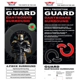 BULLS NL Guard 4-teilig Surround Dart Surround Dartboard Surround / Dart Catchring Rot