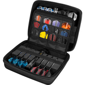 Mission Dart Freedom Luxor XL Darts Case Dartkoffer Darttasche Dartcase Dartbox Wallet Schwarz