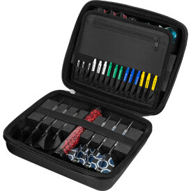 Mission Dart Freedom Luxor XL Darts Case Dartkoffer Darttasche Dartcase Dartbox Wallet Schwarz