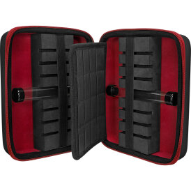 Mission Dart Freedom Luxor XL Darts Case Dartkoffer Darttasche Dartcase Dartbox Wallet Rot