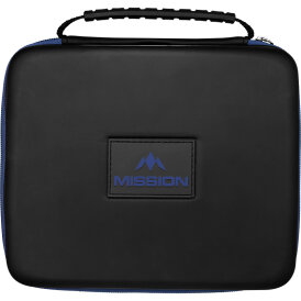 Mission Dart Freedom Luxor XL Darts Case Dartkoffer Darttasche Dartcase Dartbox Wallet Blau
