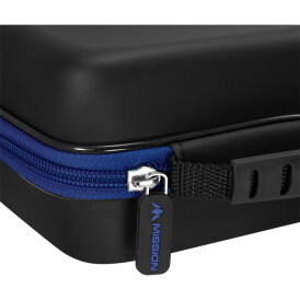 Mission Dart Freedom Luxor XL Darts Case Dartkoffer Darttasche Dartcase Dartbox Wallet Blau