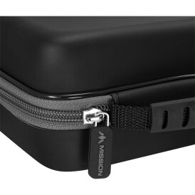Mission Dart Freedom Luxor XL Darts Case Dartkoffer Darttasche Dartcase Dartbox Wallet Grau