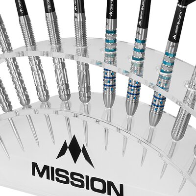 Mission Dart Station 12 Darts Display Acry Darts Display Stand Dartständer