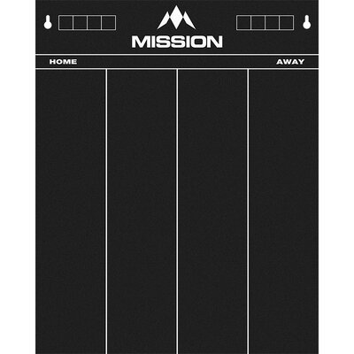 Mission Dart Chalkboard Kreidetafel beidseitig verwendbar - 501 und Cricket