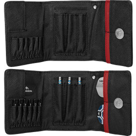 Mission Dart Flint Darts Case Darttasche Dartcase Dartbox Wallet Rot