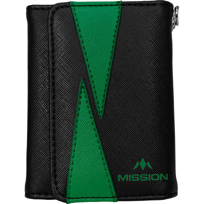 Mission Dart Flint Darts Case Darttasche Dartcase Dartbox Wallet Grün