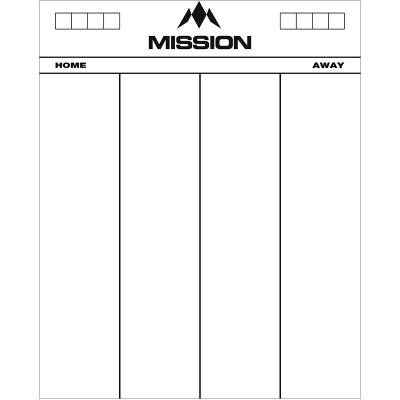 Mission Dart Markerboard Hochleistungsacryl trockenwischbar Whiteboard Weiß 501