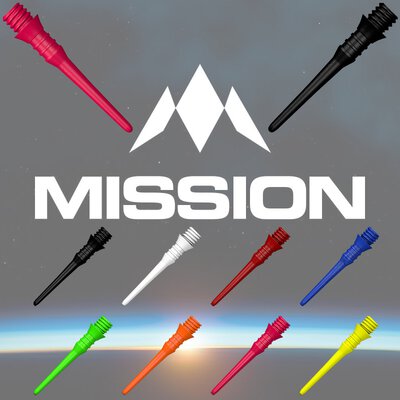 Mission Dart Soft Tips Titan Pro Softdart Spitze Soft Points Neon Gelb