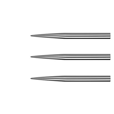 Mission Dart Steel Tip Glide Dart Points Dart Wechsel- Spitzen Silber 30 mm