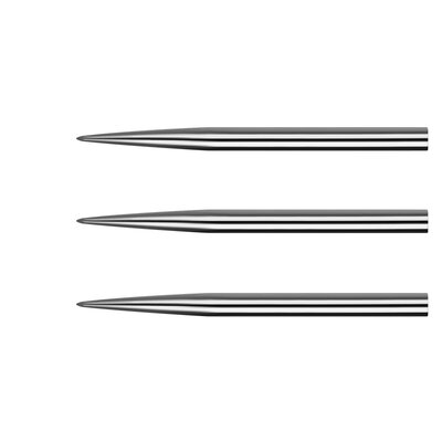Mission Dart Steel Tip Glide Dart Points Dart Wechsel- Spitzen Silber 34 mm