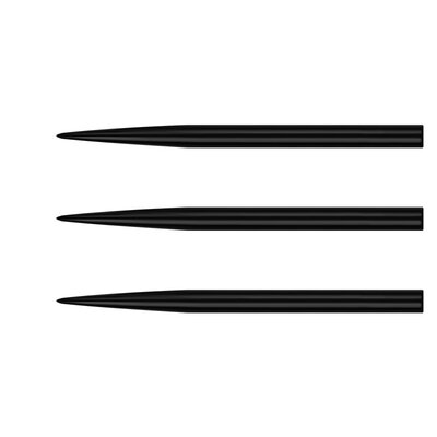 Mission Dart Steel Tip Glide Dart Points Dart Wechsel- Spitzen Schwarz 36 mm