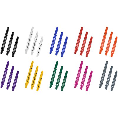 Mission Dart Grip Lock Shafts mit Shaft-Lock Ring verschiedene Farben und Längen