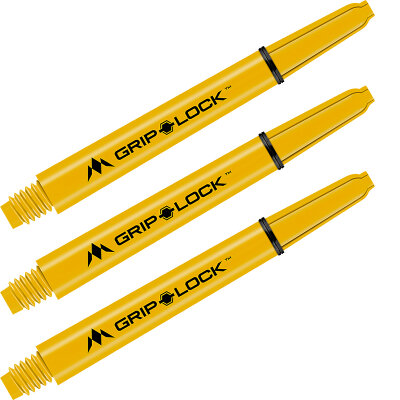 Mission Dart Grip Lock Shafts mit Shaft-Lock Ring Gelb M Mittel