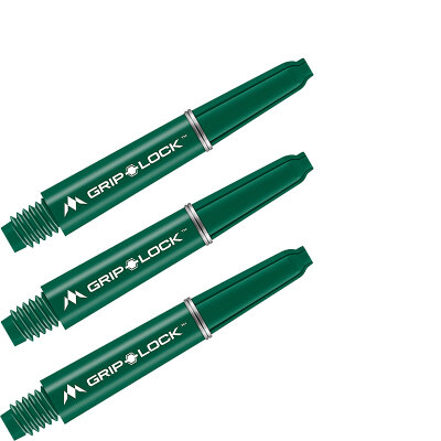 Mission Dart Grip Lock Shafts mit Shaft-Lock Ring Grün S Kurz