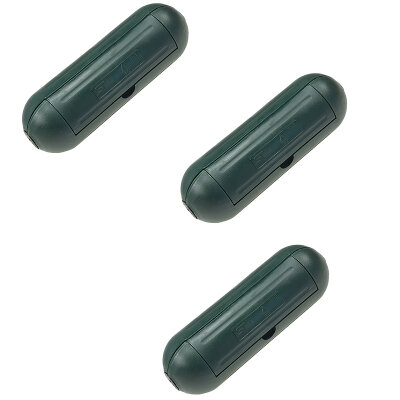 Sicherheits-Schutzbox für Kabel, Stecker Muffe Kupplung IP44 205 x Ø 68mm, grün 3 Stück